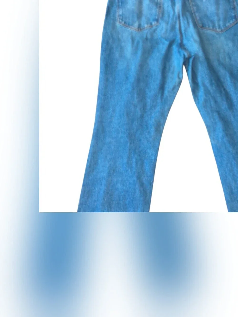 Anna Women’s Blue Straight Leg Distressed Jeans